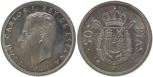 JUAN CARLOS I  50 PESETAS 1984
