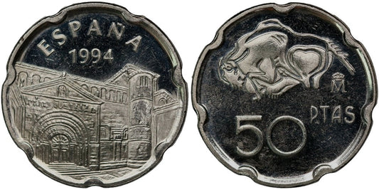 JUAN CARLOS I  50 PESETAS 1994 LA COLEGIATA