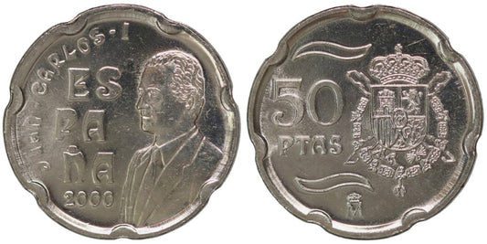 JUAN CARLOS I  50 PESETAS 2000