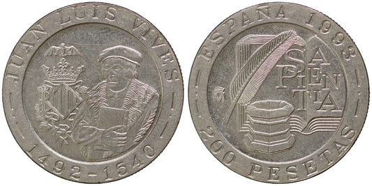JUAN CARLOS I  200 PESETAS 1993 LUIS VIVES