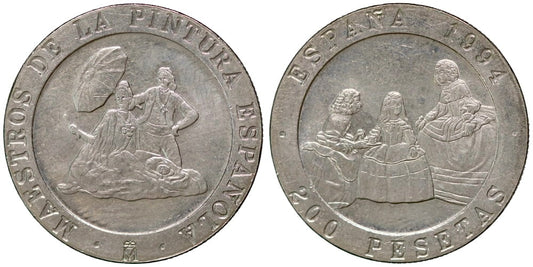 JUAN CARLOS I  200 PESETAS 1994 LAS MENINAS