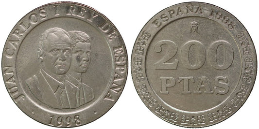 JUAN CARLOS I  200 PESETAS 1998