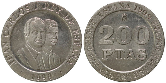 JUAN CARLOS I  200 PESETAS 1999