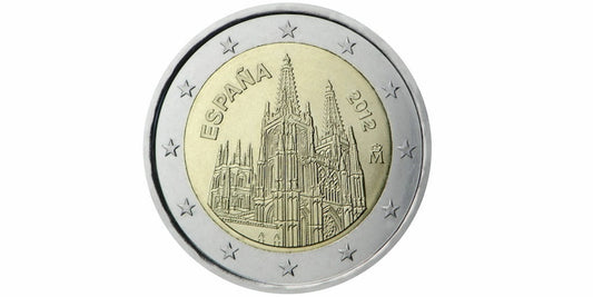 2 EUROS ESPAÑA 2012 CATEDRAL DE BURGOS