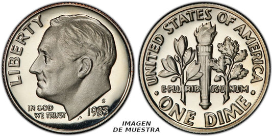 USA DIME 1983 S