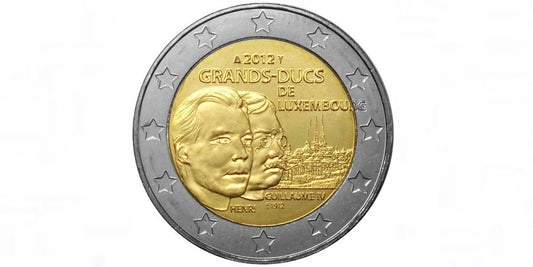 2 EUROS LUXEMBURGO 2012 DUQUES DE LUXEMBURGO
