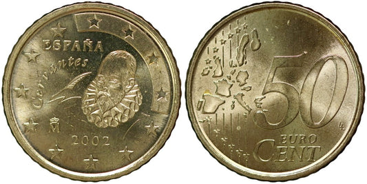 50 CENTIMOS DE EURO 2002