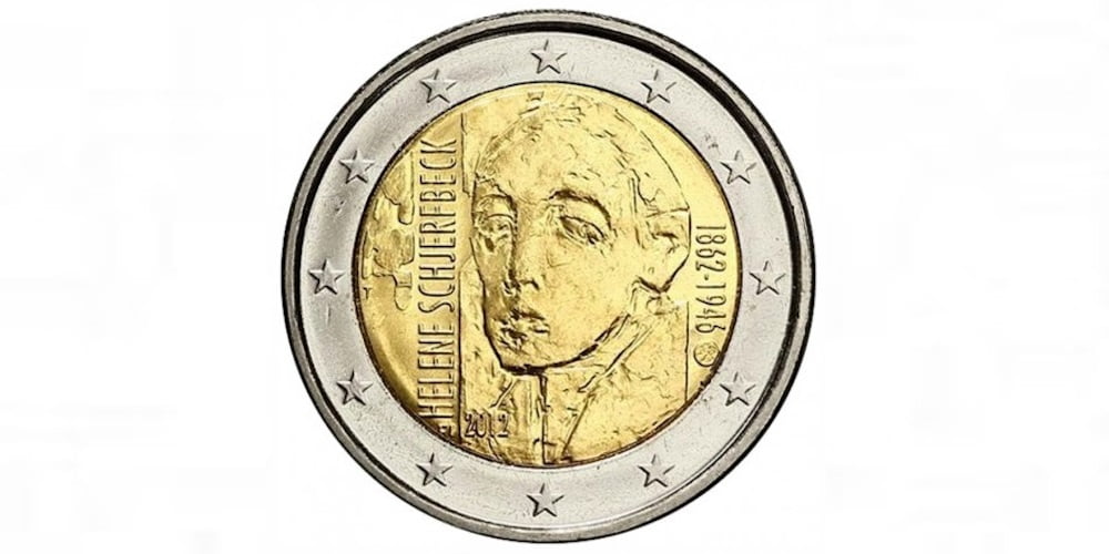 2 EUROS FINLANDIA 2012 HELENE SCHJERFBECK 1862-1946