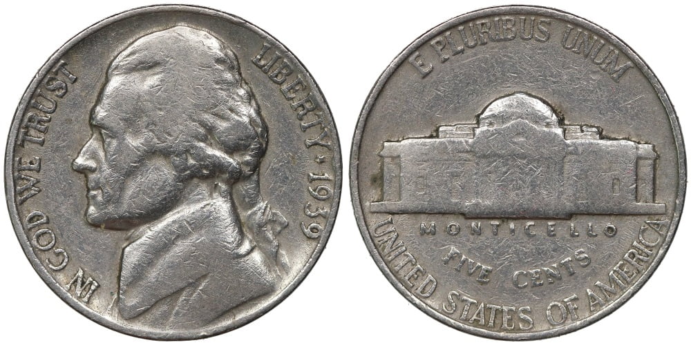 USA 5 CENTAVOS 1939