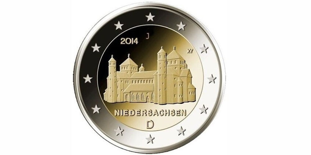 2 EUROS ALEMANIA 2014 NIEDERSACH